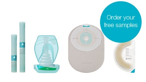 Free ostomy and continence product samples
